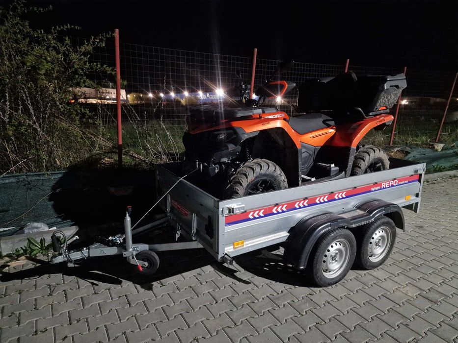 De inchiriat platforma auto 3,5t, 5m/2.1m remorca 750 kg basculabila