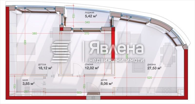 Продава се Тристаен апартамент в Варна, Трошево - 103 кв.м за 2496 €/кв.м - Снимка #3
