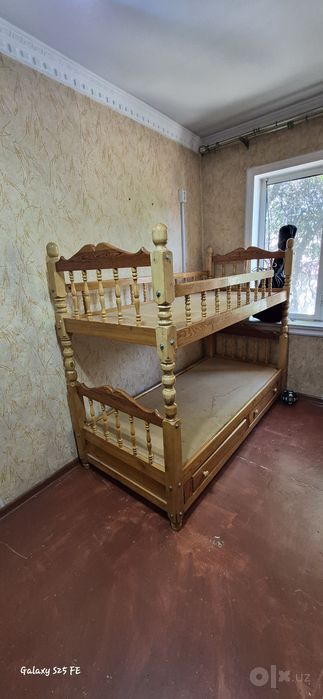 Detskiy karavat holati yahshi yong‘oq darahtidan