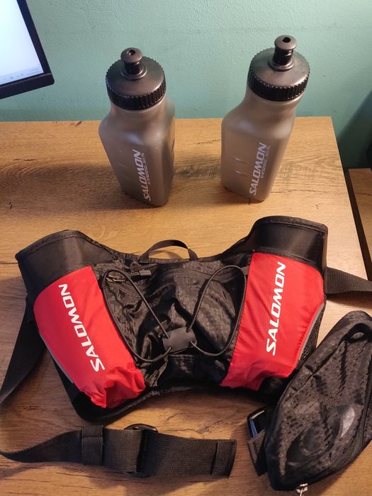 Centură de alergare Salomon Cross Belt Bottles – 2 bidoane incluse
