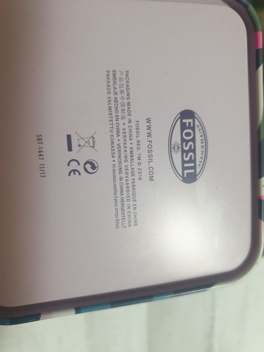 Ceas dama Fossil nou,în cutie,baterie noua,manual utilizare,bon achizi