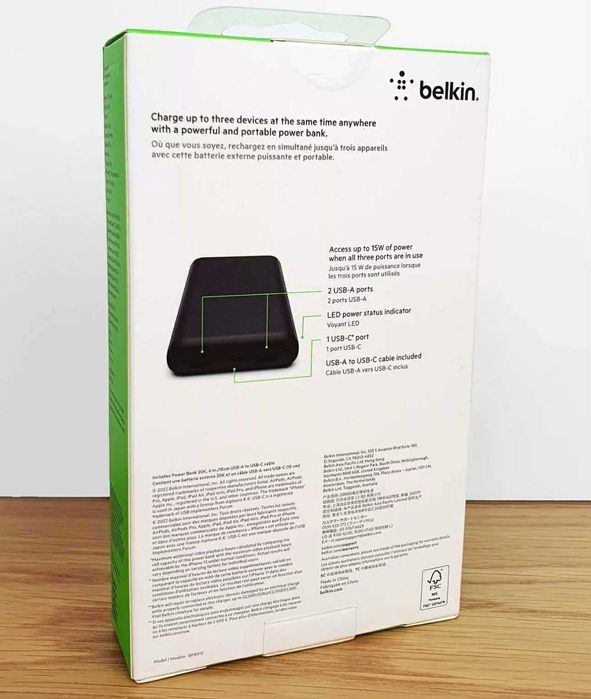 Power Bank Външна Батерия BELKIN 20000mah