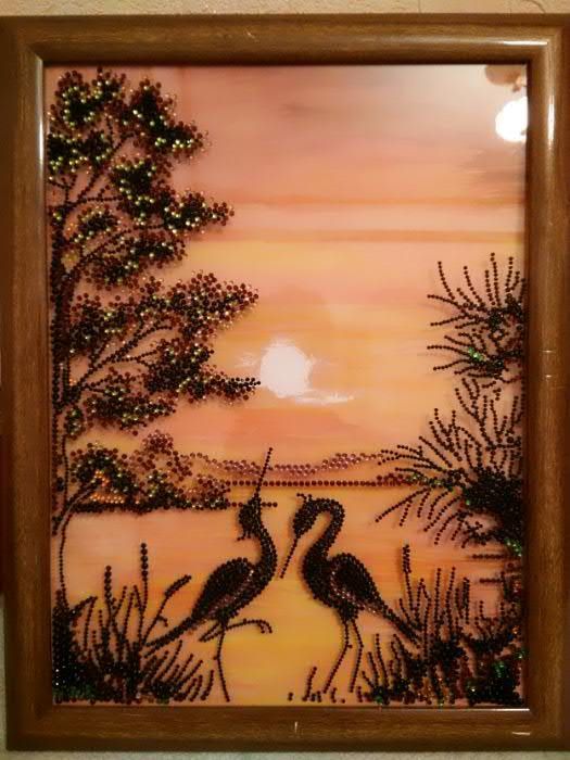 Картина стразами "Цвета заката"