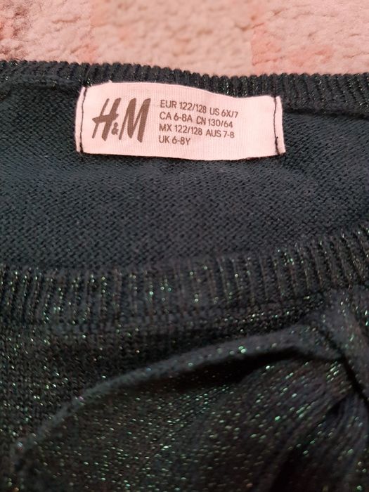 Блестяща рокля H&M 122/128 размер