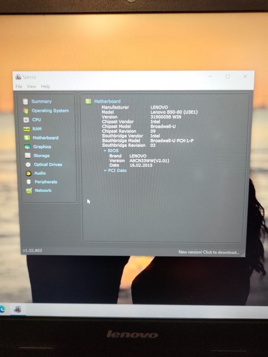 Laptop Lenovo B50-80 | i3 | 8GB RAM | SSD 512GB | Tastatură + mouse in