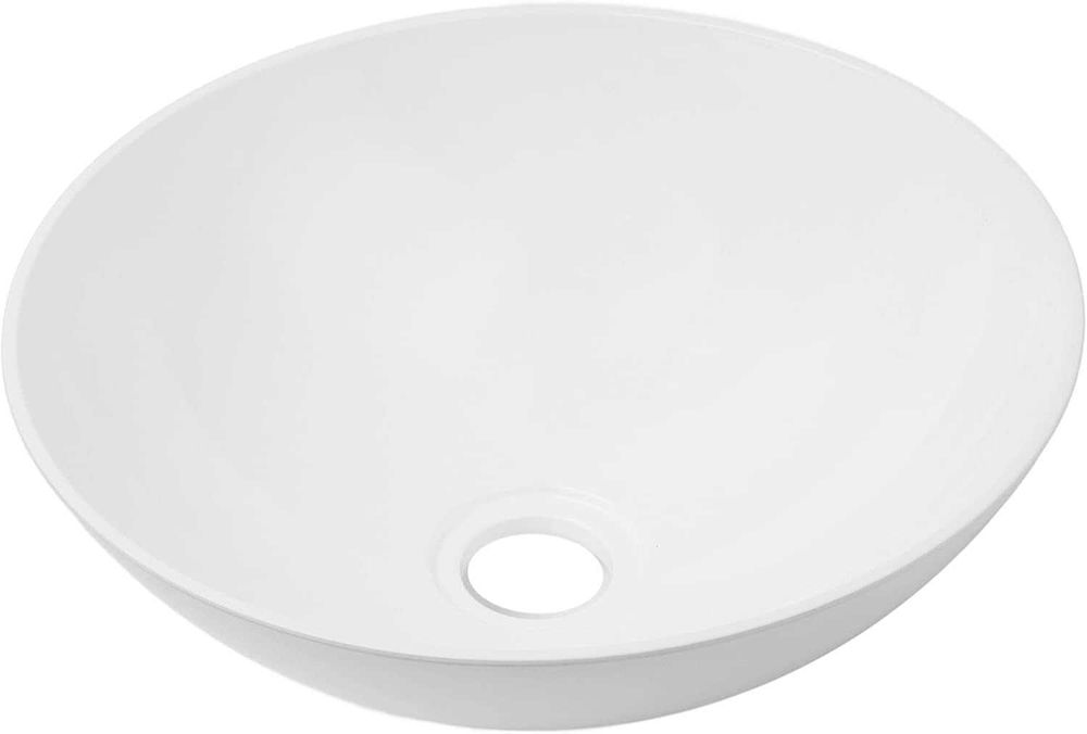 Голяма модерна акрилна мивка за баня за каравани, кемпери, яхти, бани