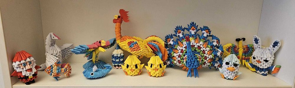 Vand Origami 3D - facute manual