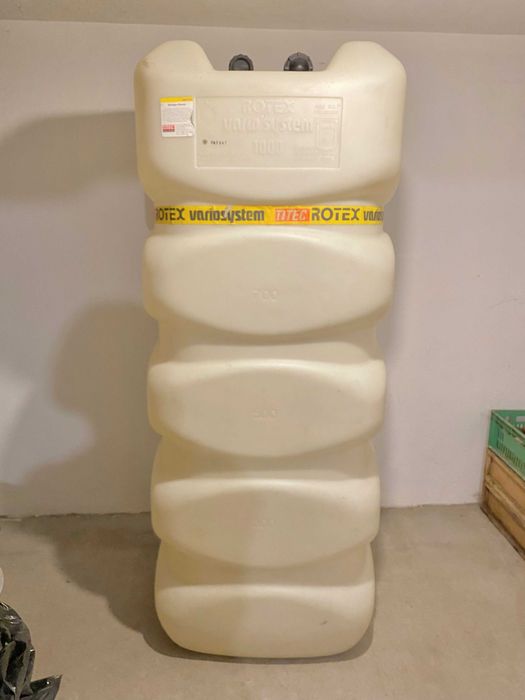 ЧИСТО НОВ Двустенен Резервоар ROTEX Variosystem 1000L + оригинална окомплектовка (За Нафта или Вода)