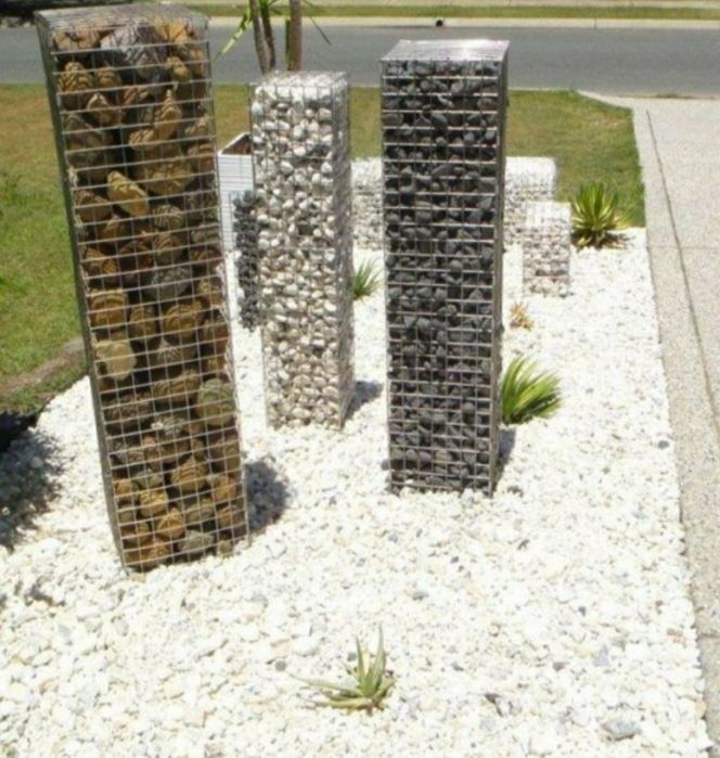 Мраморная галька для