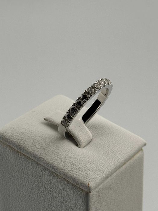 Кольцо-дорожка с бриллиантами 1.08 ct