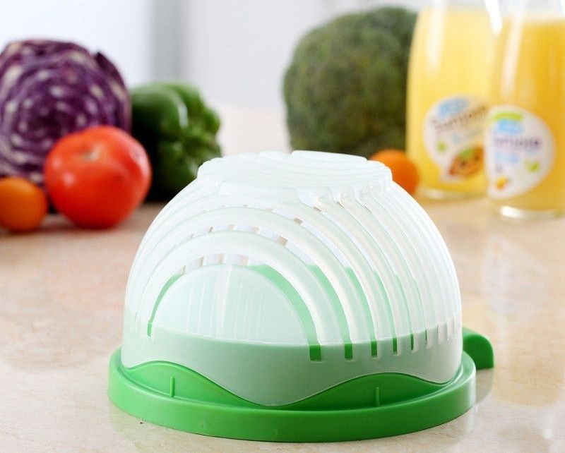 Salata in 60 secunde. Cel mai rapid mod de a prepara o salata!
