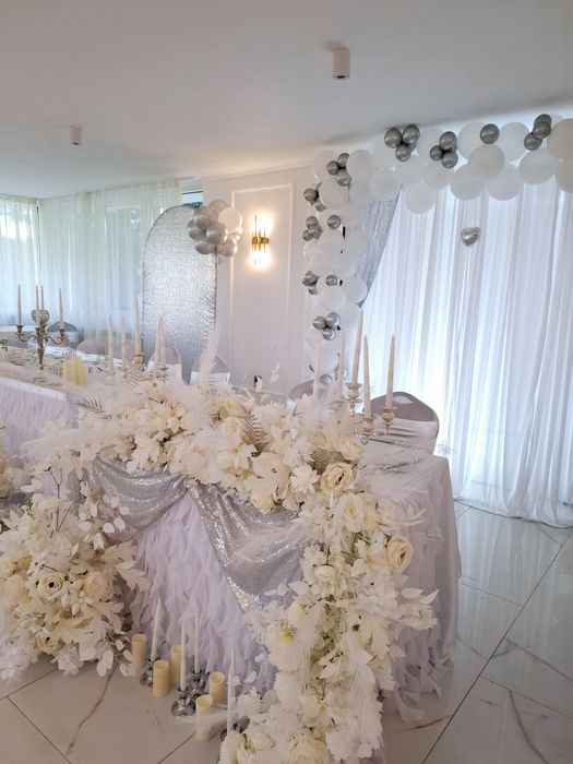 Decor sala pentru nunta, botez, petreceri