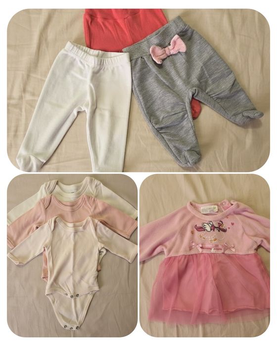 Лот бебе момиче дрешки 0-3м