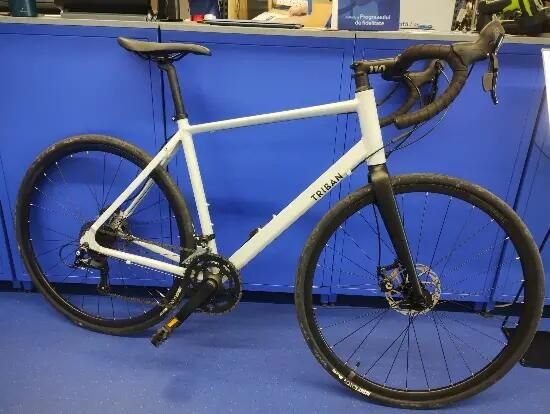 Bicicletă de șosea Rc120 Disc Gri - LARGE - (SecondHand) Decathlon