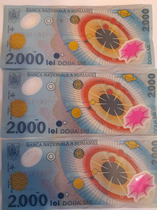 Bancnote  de 2000lei cu Eclipsa