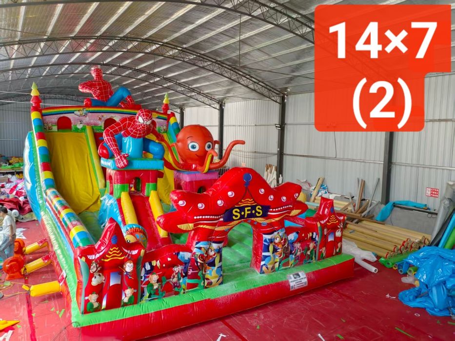 Детский надувной батут продам новый