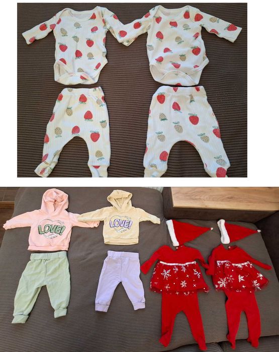 Лот дрешки за момиче 56ти размер