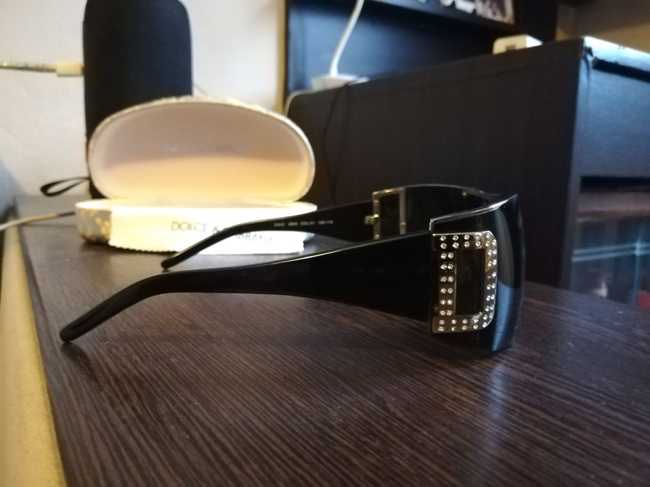 Dolce & Gabbana Black Shield Sunglasses