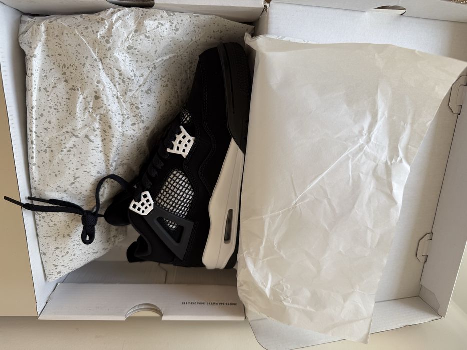 Air Jordan 4 Retro White Thunder Full Box Size 35-45