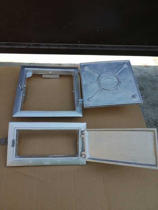 Uși de sobă din fontă