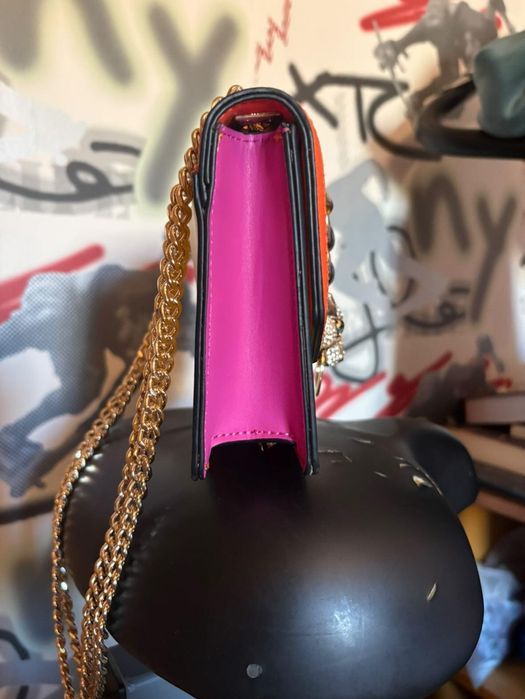 Ефектна дамска чанта ALDO с верижка и туид (Като нова!)