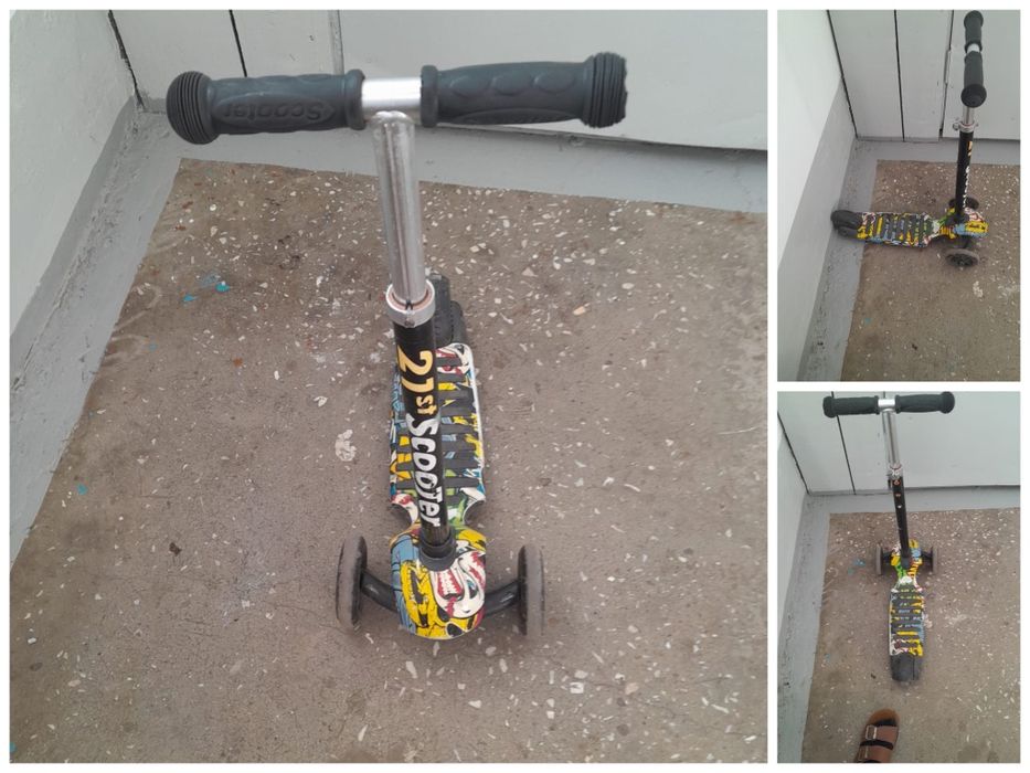 Самокат три колеса