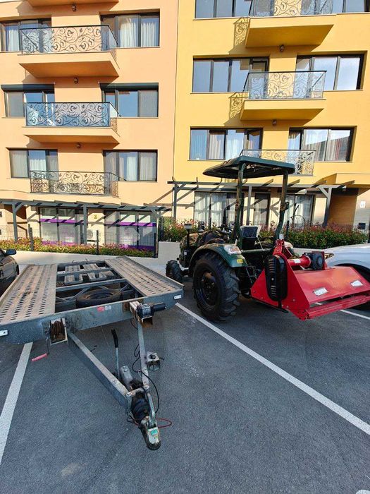 Топ цена за косене на висока трева/храсти с трактор косачка и мулчер.