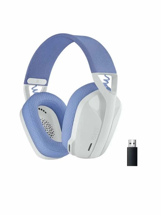 Logitech G435 легкие беспроводные игровые наушники.