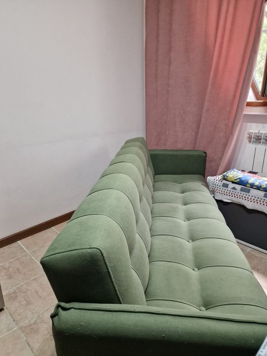 Продам диван книжка б/у зеленый