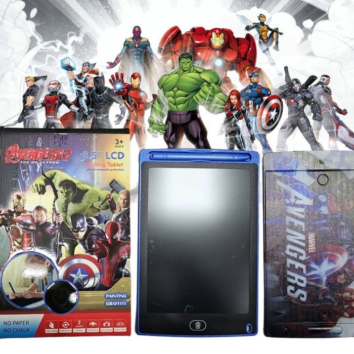 Детски LCD таблет за рисуване/писане, 8.5'', 14.5x22.7 cm, Frozen/ Avengers