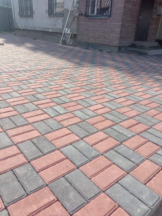 Укладка брусчатки