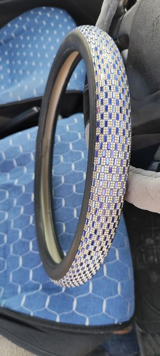 Оплётка для руля/чехол со стразами