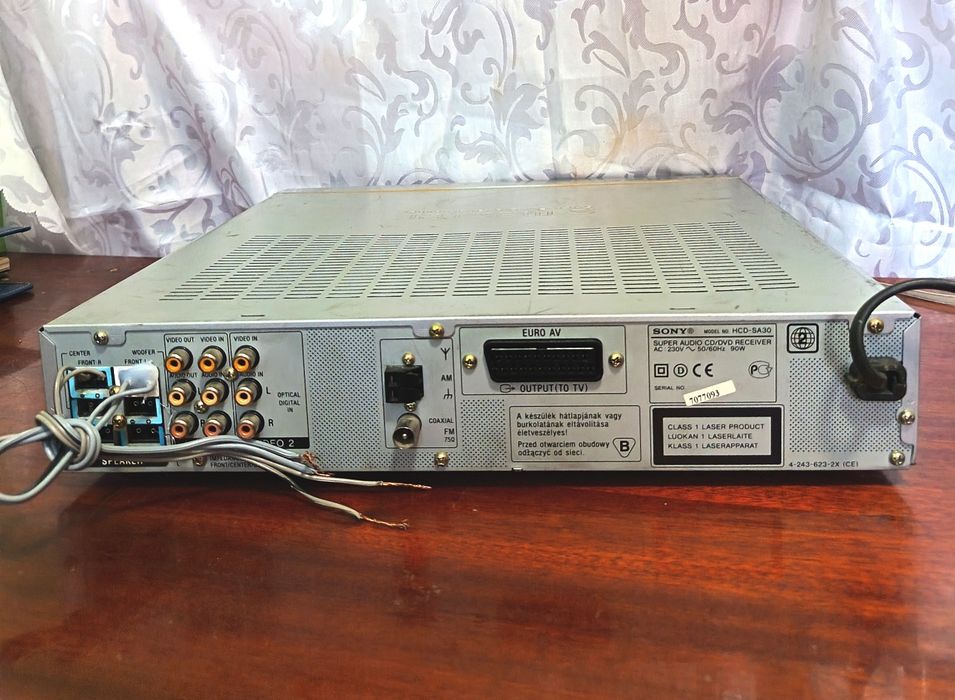 Super Audio CD DVD MP3 receiver Sony