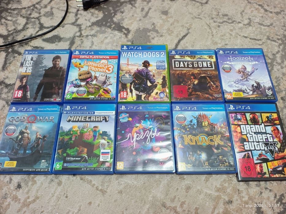 Продам игры playstation 4