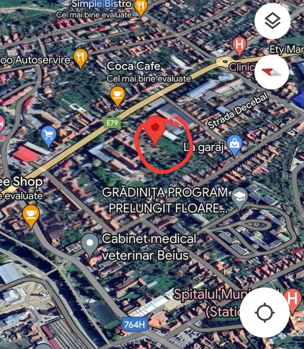 Teren 5000 mp centru Beius