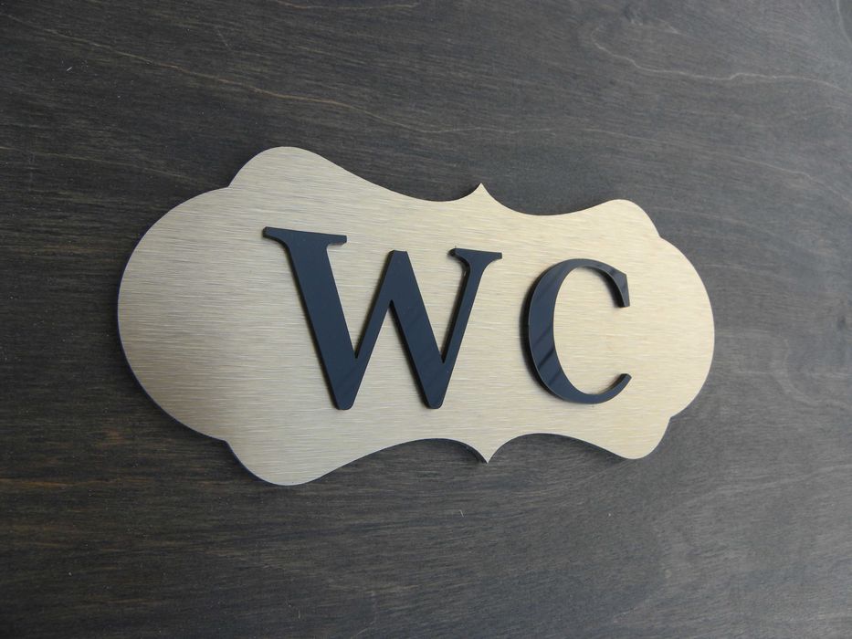 Тоалетни Знаци WC ВЦ Табела за Баня Надписи Тоалетна Хотели Ресторанти