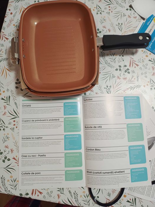 Tigaie dubla Black Doubletta + Bonus tigaie fonta