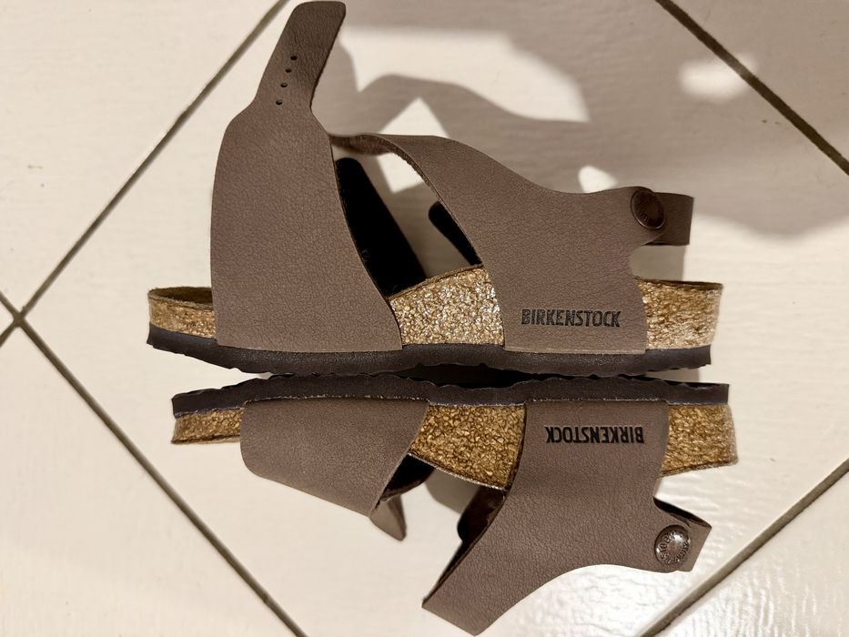 Детски сандали Birkenstock Kids New York BS в цвят Mocha, номер 28