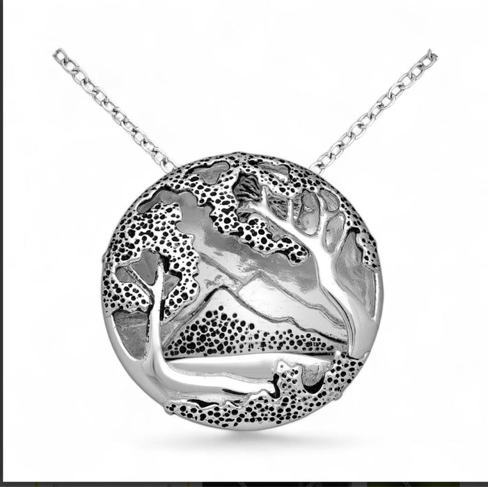 Pandantiv din argint 925, model Pomul vietii - 10.4g