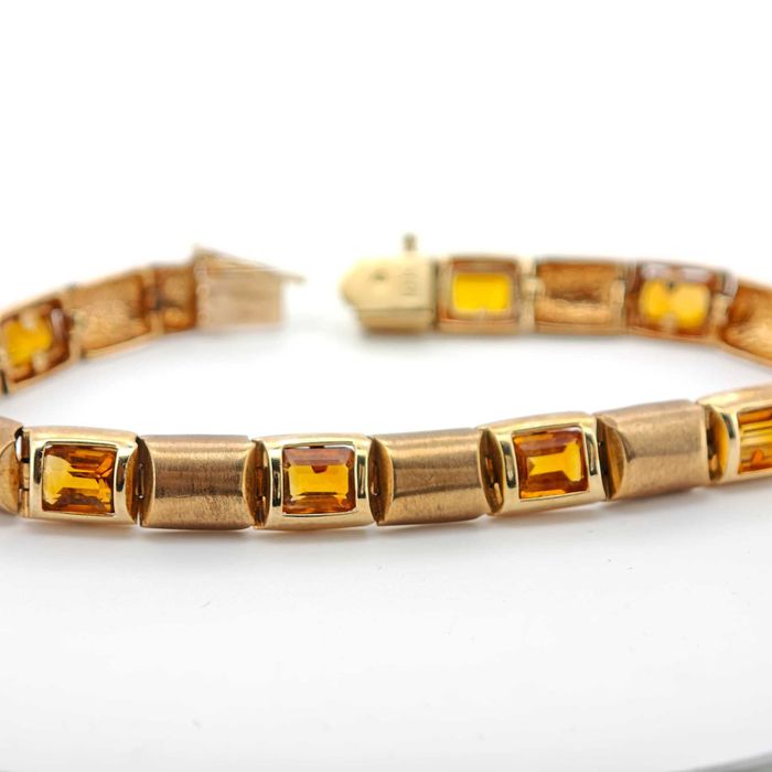 Bratara aur 14k cu citrine 23gr! oferta Black Friday!