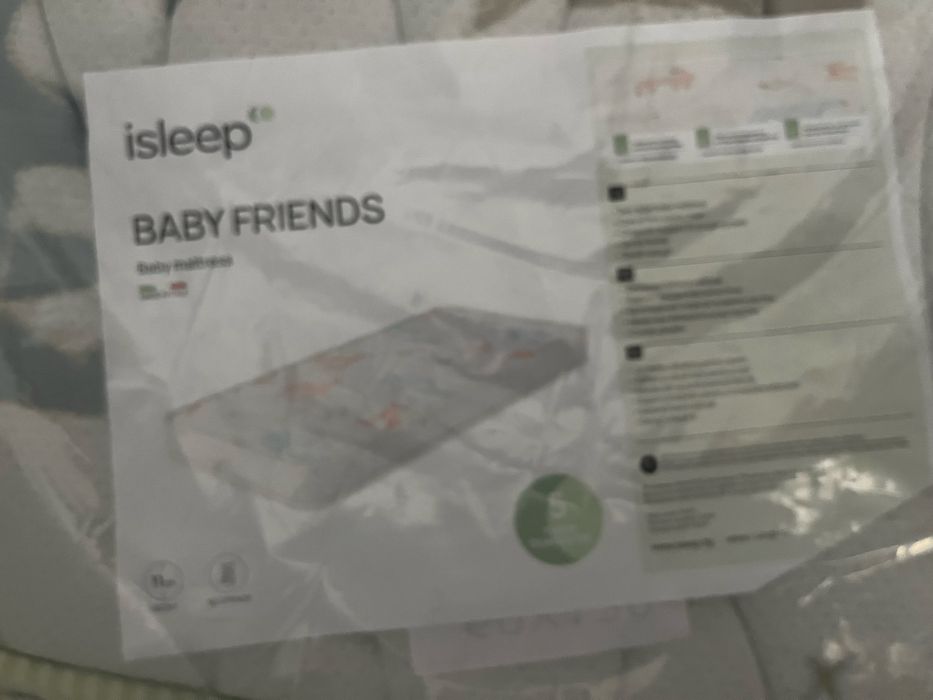 Бебешка кошара и матрак isleep като нови
