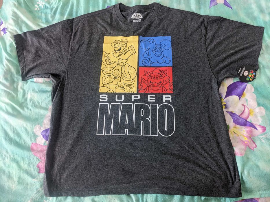 Tricou mărimea 4XL  Super Mario