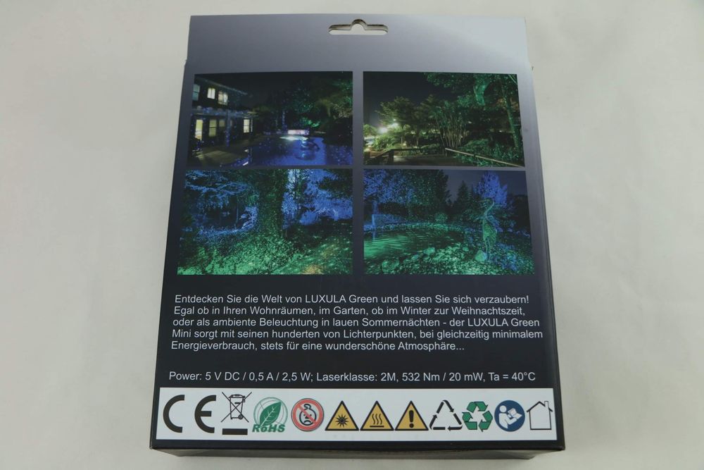 многоточков зелен лазер, градинска декорация, Luхula