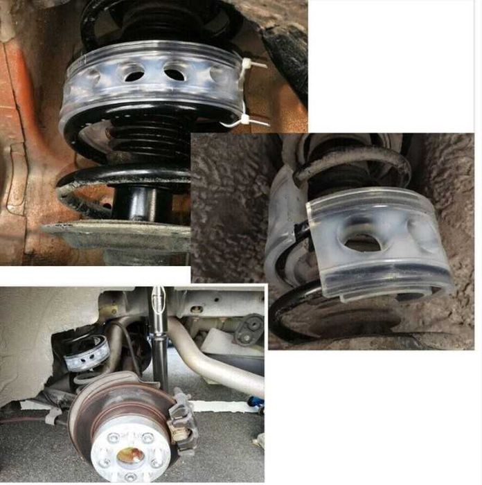 Подложки  буфери  за пружини от прозрачен уретан 2броя 1кт