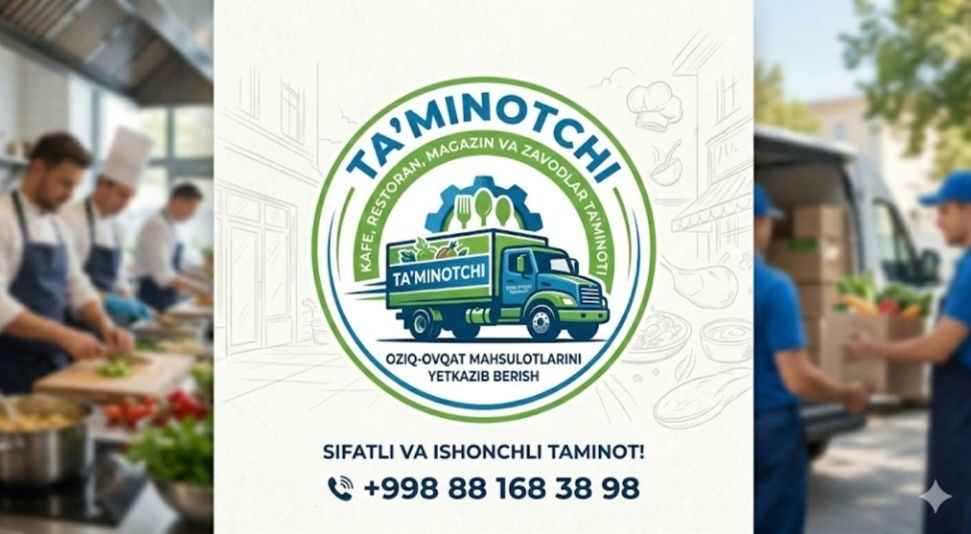 Taminotchi-kafe, restaurant, magazin, zavod, fast food egalari diqqati