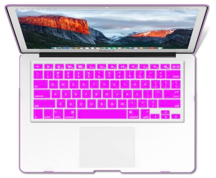 Carcasa geanta protectie tastatura MACBOOK 13 A1466 A1369 mov violet