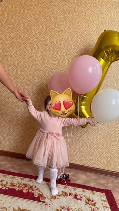 Платье боди на 1 год