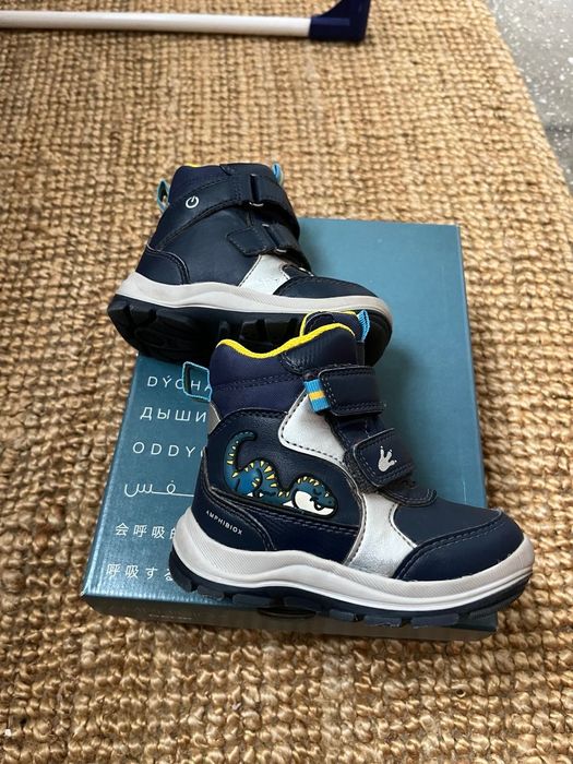 Ghete, Geox, marimea 22, albastru, STARE FOARTE BUNA