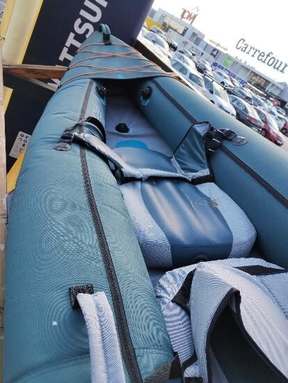 Caiac-canoe gonflabil pentru plimbări 2/3 - produs resigilat Decathlon