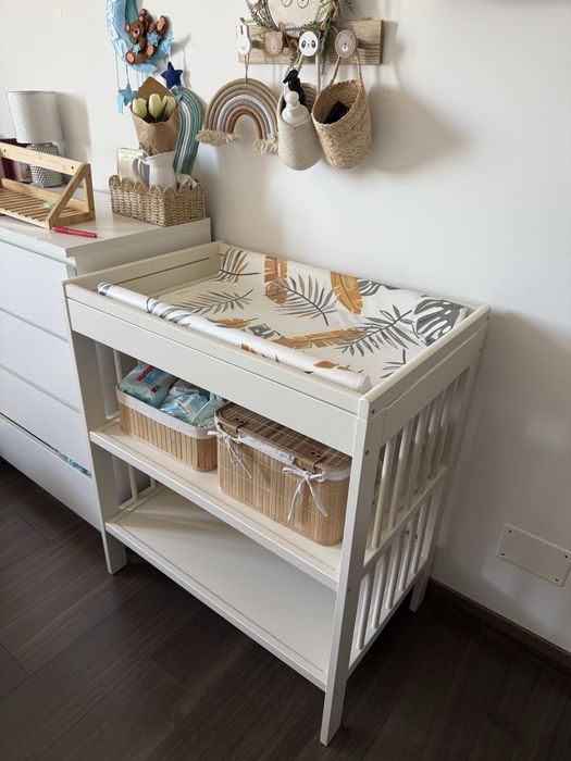 Masuta de infasat GULLIVER ikea + saltea impermeabila